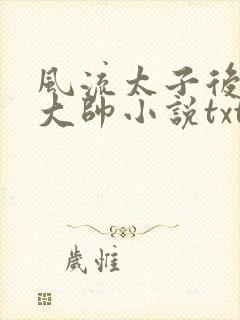 风流太子后宫萧大帅小说txt
