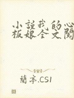小说我的心动老板娘全文阅读