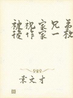 被祝家兄弟共享后作家一枚夹心饼封面
