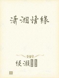 潇湘情缘封面