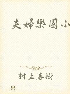 夫妇乐园小说