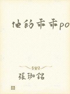 他的乖乖pop