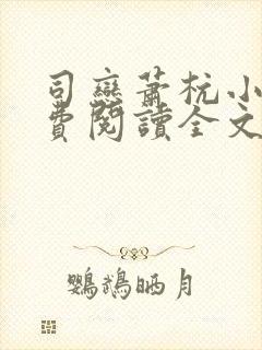 司恋萧杭小说免费阅读全文无弹窗