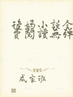 后妈小说全文免费阅读无弹窗