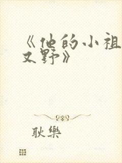 《他的小祖宗甜又野》封面