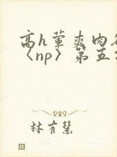 高h荤爽肉欲文〈np〉第五次封面