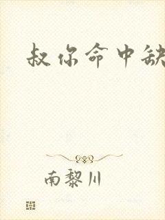 叔你命中缺我