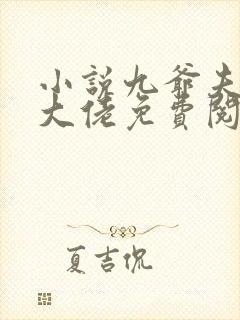 小说九爷夫人是大佬免费阅读全文