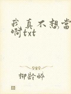 我真不想当反派啊txt封面
