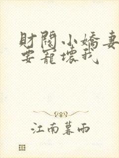 财阀小娇妻叔你要宠坏我