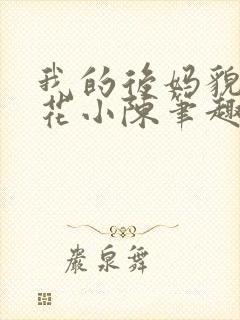 我的后妈貌美如花小陈笔趣阁