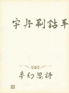 宇丹刷钻平台