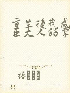 重生后我成了权臣大人的掌中娇