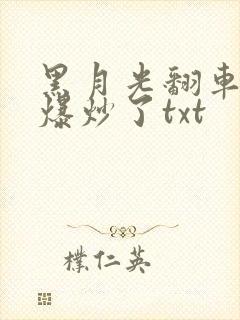 黑月光翻车后被爆炒了txt