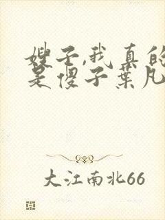 嫂子,我真的不是傻子叶凡