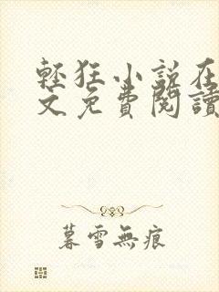 轻狂小说在线全文免费阅读无弹窗