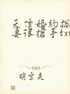 天价婚约总裁前妻很抢手txt