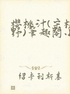 樱桃汁(宋枝江野)笔趣阁小说渡欲