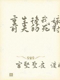 重生后我嫁给了前夫的死对头全文阅读