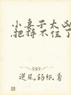 小妻子太凶陆爷,把持不住了免费阅读小说