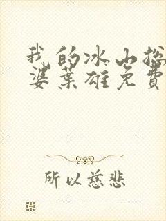 我的冰山总裁老婆叶雄免费阅读封面