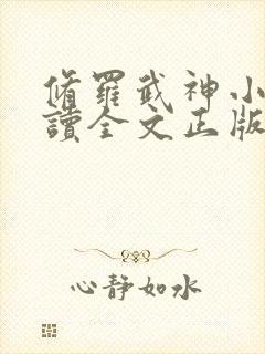 修罗武神小说阅读全文正版
