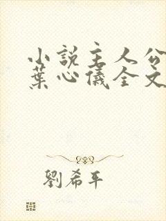 小说主人公乔梁叶心仪全文免费阅读