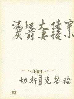 满级大佬穿成炮灰前妻后小说免费看封面