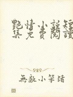 艳情小说短篇合集免费阅读封面