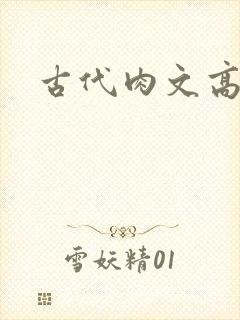古代肉文高辣文