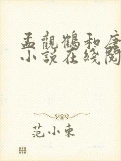 孟观鹤和唐安意小说在线阅读