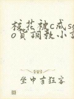 校花被c成sao货调教小说