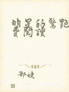明星的惊艳史免费阅读封面