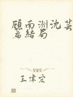 顾南洲沈芸番外篇结局