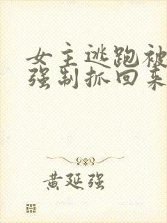 女主逃跑被狠狠强制抓回来小说囚禁