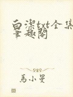 白洁txt全集笔趣阁