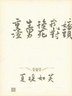 重生后我嫁给了渣男死对头封面