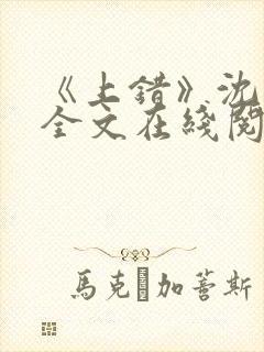 《上错》沈南初全文在线阅读笔趣阁封面