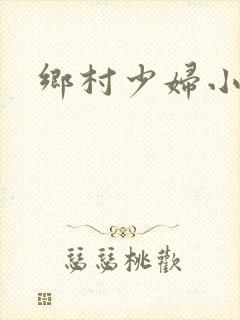 乡村少妇小说