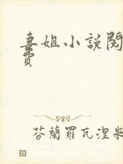 妻姐小说阅读免费