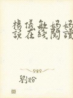 杨仪敏妈妈的小说在线阅读
