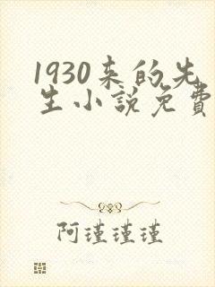 1930来的先生小说免费阅读