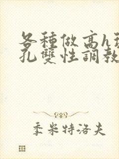 各种做高h玩尿孔双性调教
