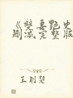 《双妻艳史》无删减完整版播放在线封面