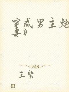 穿成男主炮灰前妻》