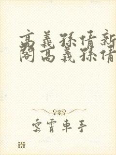 高义孙倩新笔趣阁高义孙倩