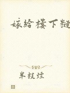嫁给楼下糙汉后封面