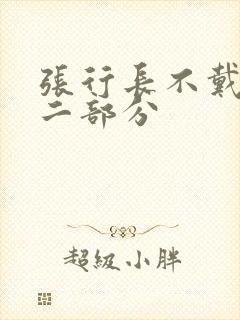 张行长不戴套第二部分封面
