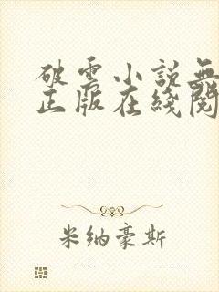 破云小说无删减正版在线阅读封面