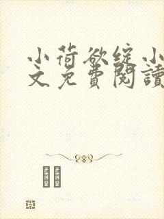 小荷欲绽小说全文免费阅读笔趣阁封面